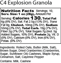 Load image into Gallery viewer, C4 Explosion Granola