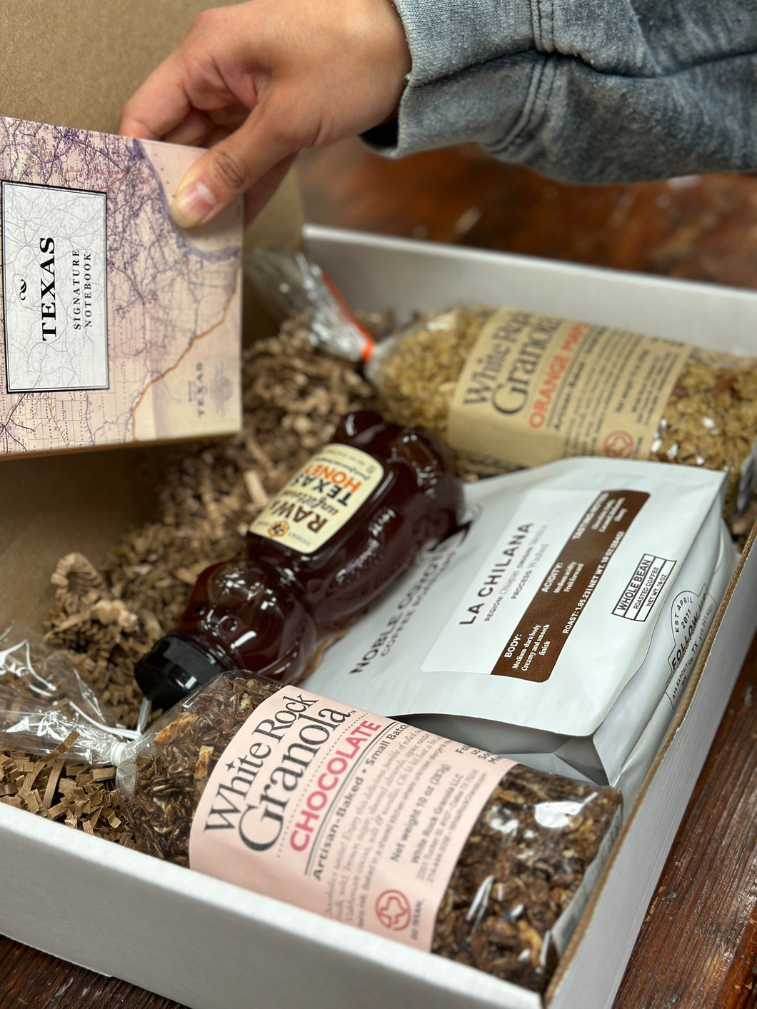 NEW For the Love of TEXAS Granola & Coffee Gift Box